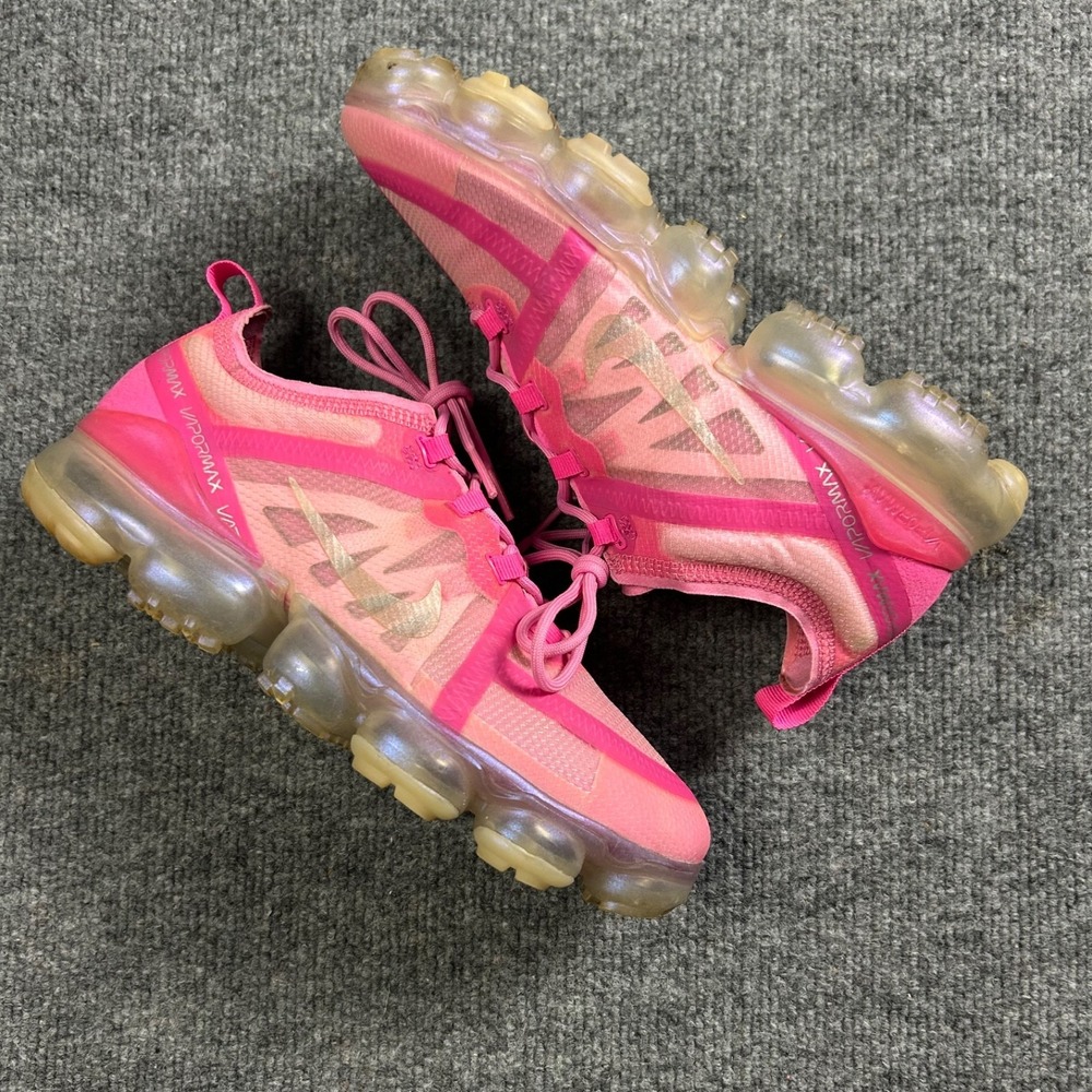 Nike Air VaporMax 2019 Women's Size 8.5 Active Fuchsia Running Shoes AR6632-600